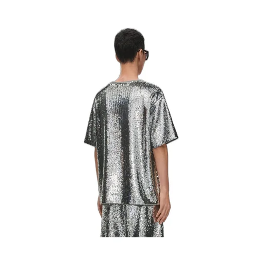 Loose fit T-shirt in sequins