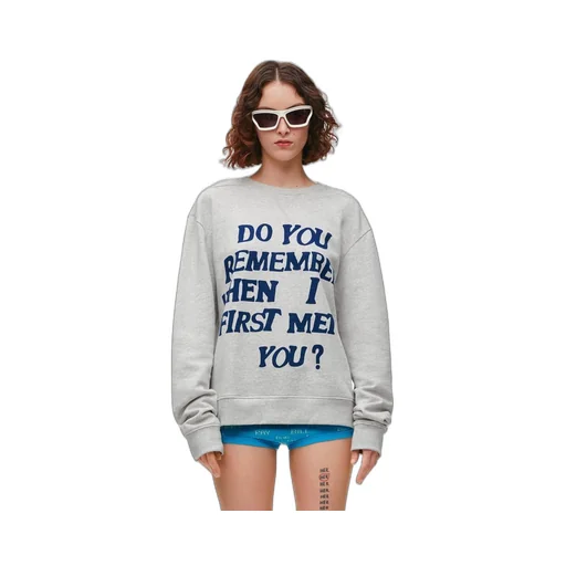 Regular fit sweatshirt in cotton