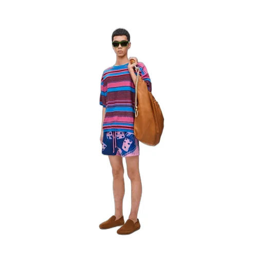 Sweater in linen and cotton