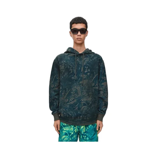 Loose fit hoodie in cotton