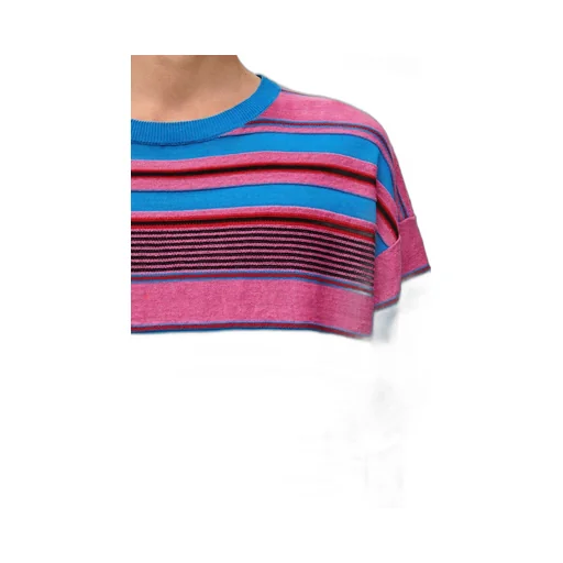 Sweater in linen and cotton