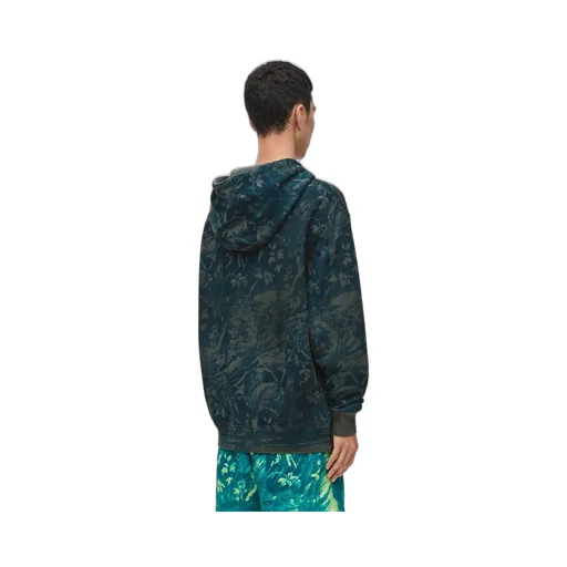 Loose fit hoodie in cotton