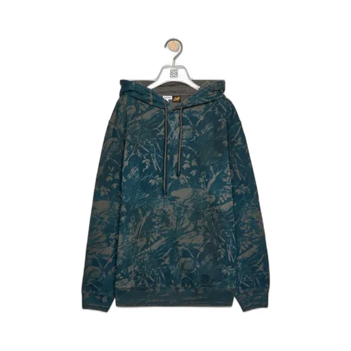 Loose fit hoodie in cotton