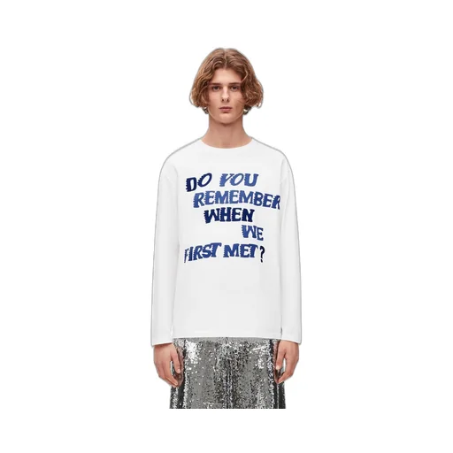 Long sleeve T-shirt in cotton
