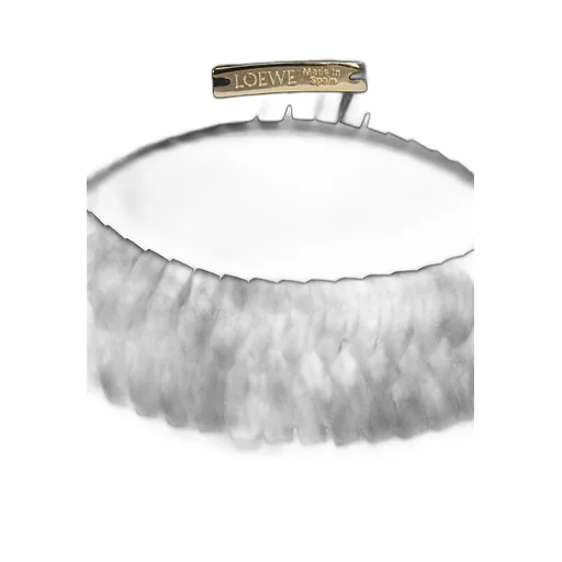 Interlock bangle in classic calfskin