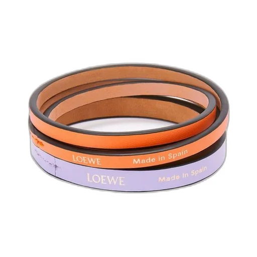 Double bangle set in classic calfskin