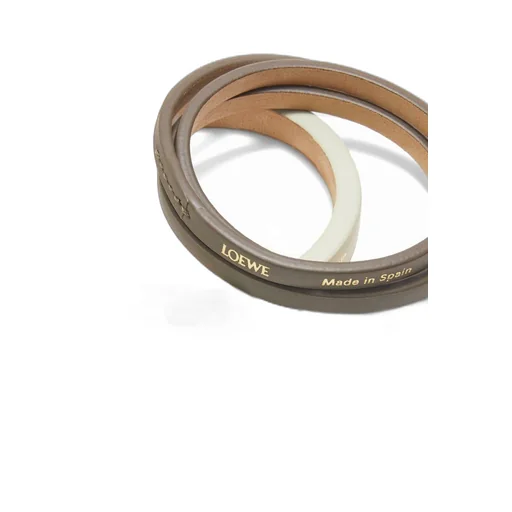 Double bangle set in classic calfskin