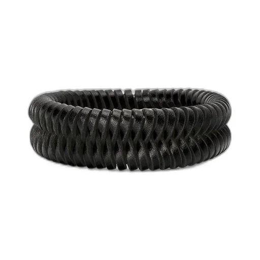 Interlock bangle in classic calfskin