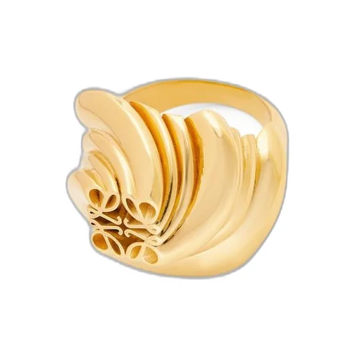 Twisted Anagram signet ring in sterling silver