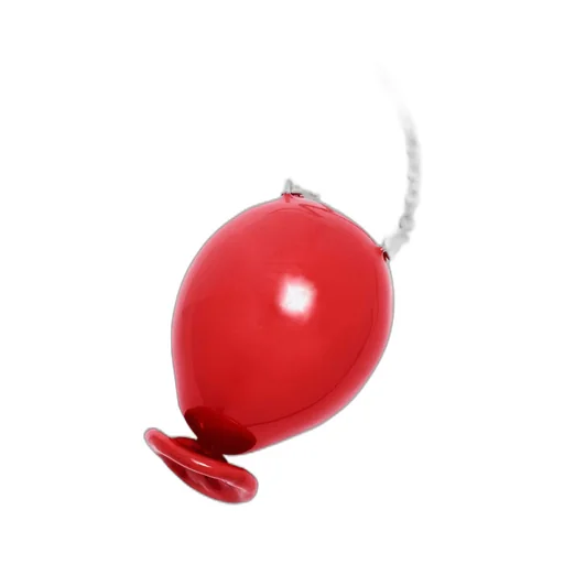 Balloon pendant in sterling silver and enamel