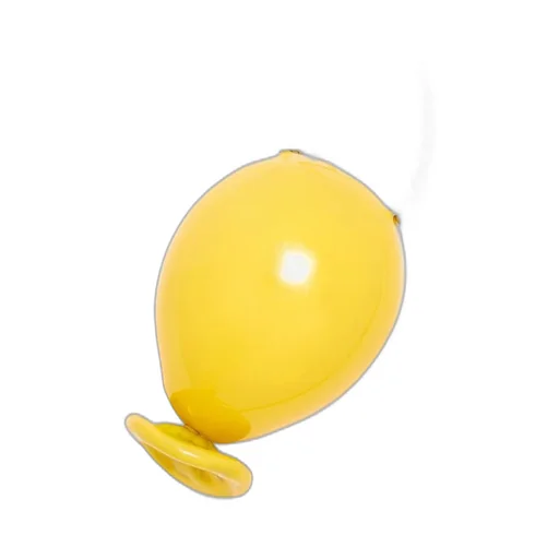 Balloon pendant in sterling silver and enamel