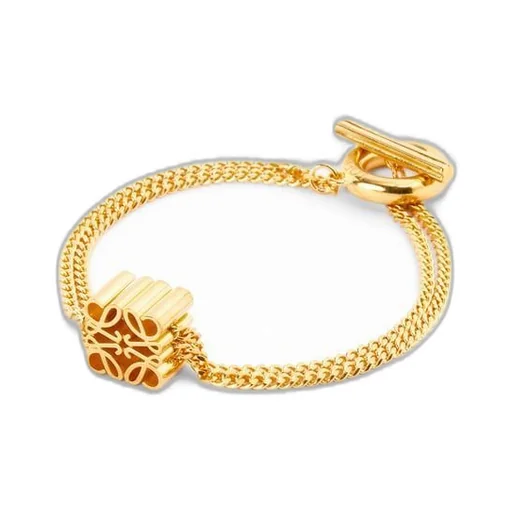 Single Anagram bracelet in sterling silver