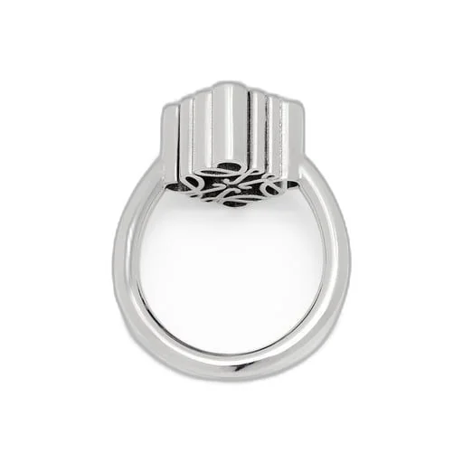Single Anagram ring in sterling silver