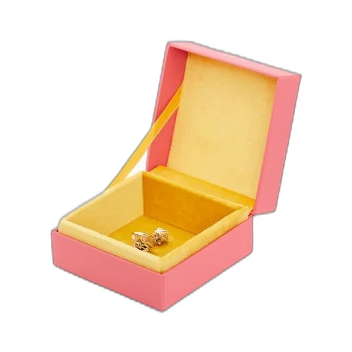Twisted Anagram stud earring in sterling silver