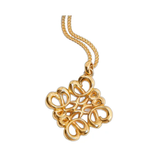 Small pendant necklace in sterling silver