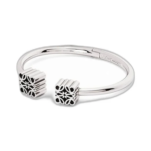 Anagram cuff in sterling silver
