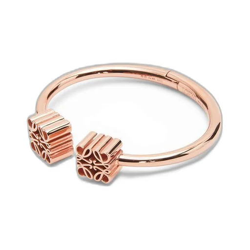 Anagram cuff in sterling silver