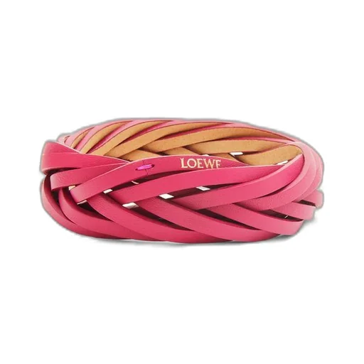 Braided bangle in classic calfskin