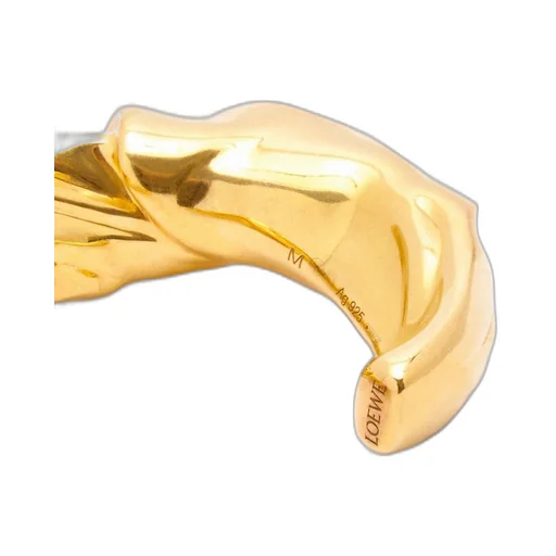 Medium nappa twist cuff in sterling silver