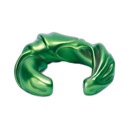 Large nappa twist cuff in sterling silver