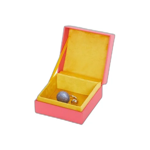 Anagram Pebble ring in sterling silver and crystals