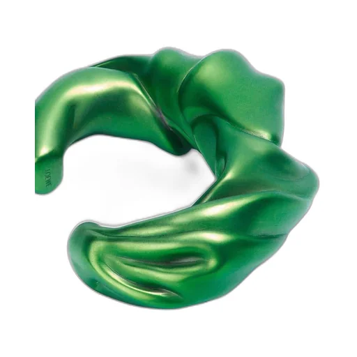 Large nappa twist cuff in sterling silver