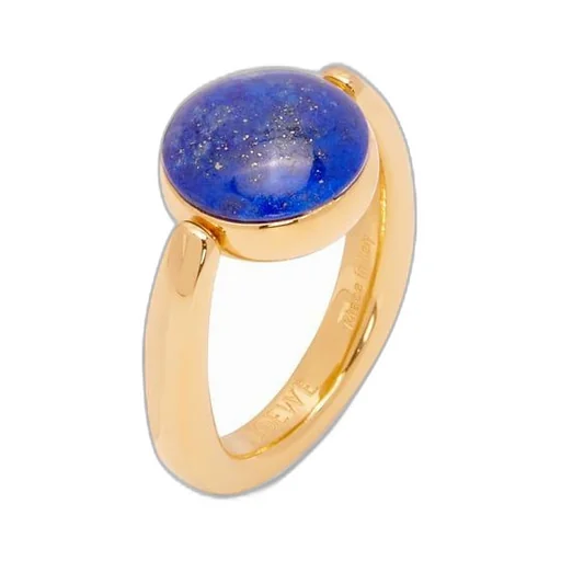 Anagram Pebble ring in sterling silver and lapis lazuli
