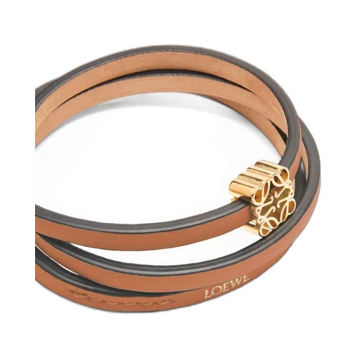 Twist bangle in calfskin