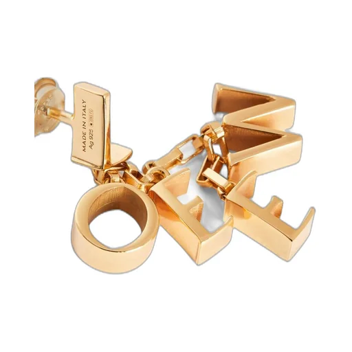 LOEWE earrings in sterling silver