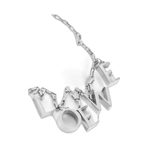 LOEWE necklace in sterling silver
