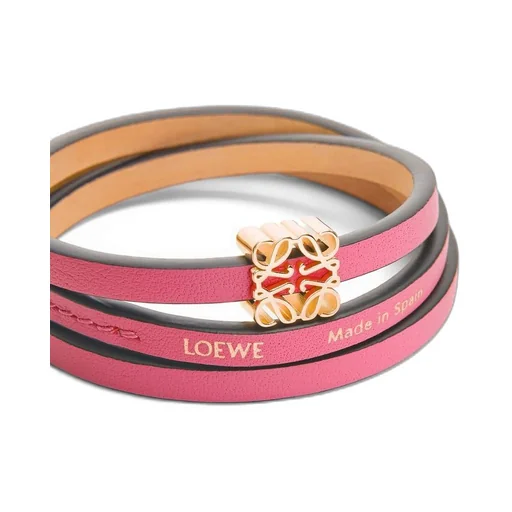 Twist bangle in calfskin
