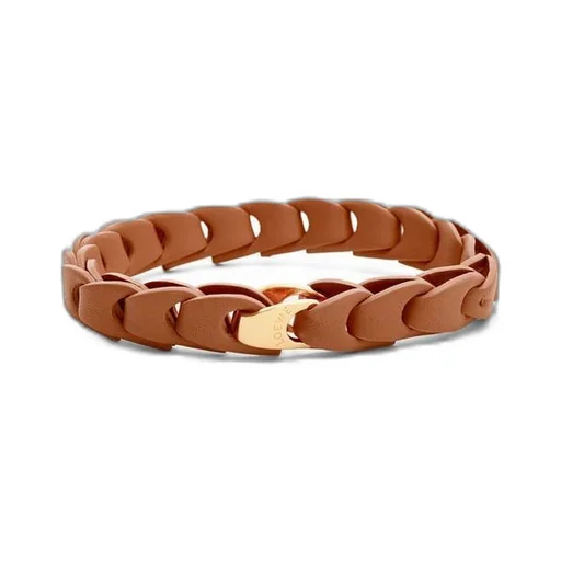 Woven bracelet in calfskin