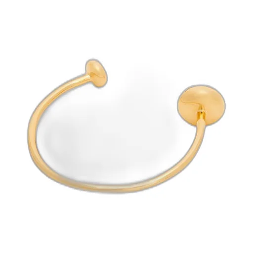 Anagram Pebble cuff in sterling silver