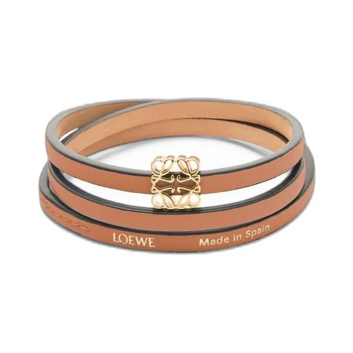 Twist bangle in calfskin