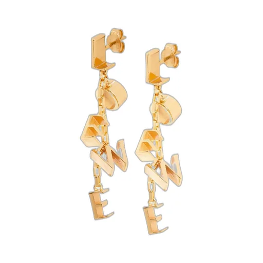 LOEWE earrings in sterling silver