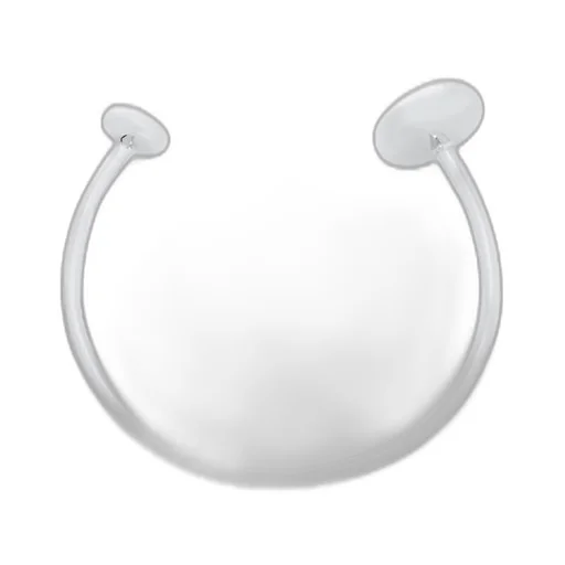 Anagram Pebble cuff in sterling silver