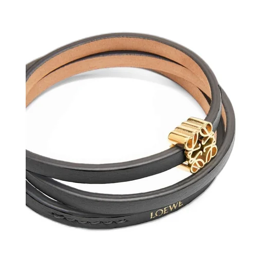 Twist bangle in calfskin