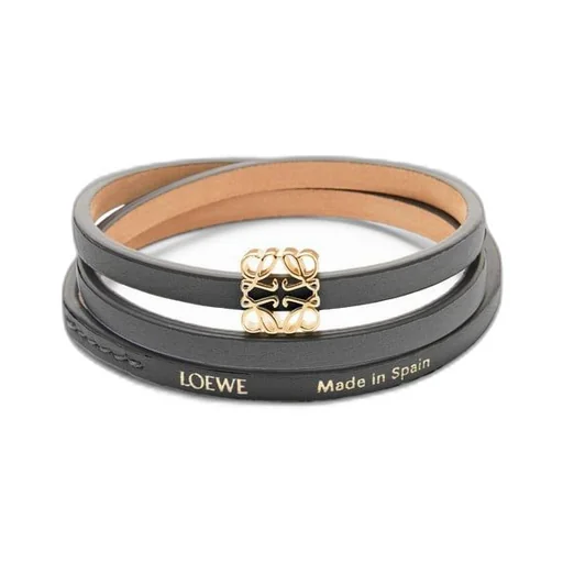 Twist bangle in calfskin