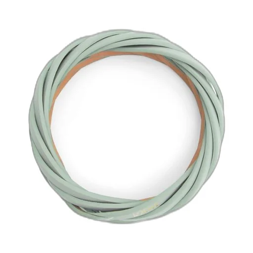 Braided bangle in classic calfskin