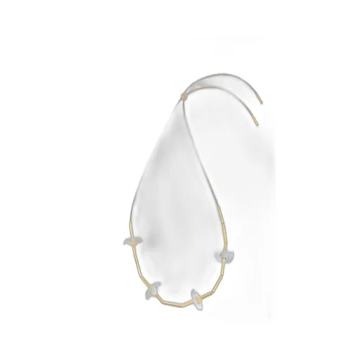 Flor necklace in sterling silver and enamel