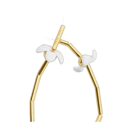 Flor necklace in sterling silver and enamel
