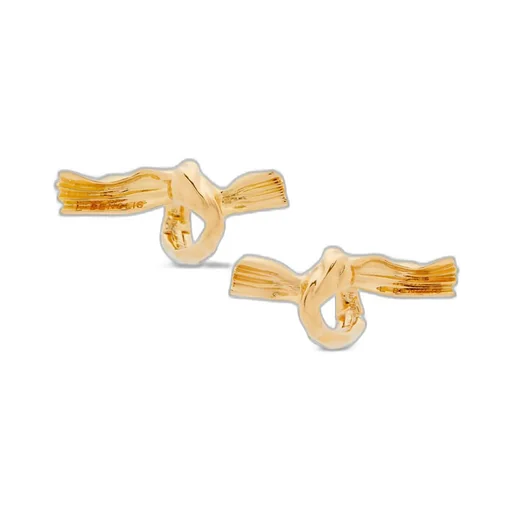 Knuckle Not earrings in gold
