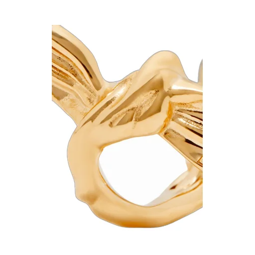 Knuckle Not earrings in gold