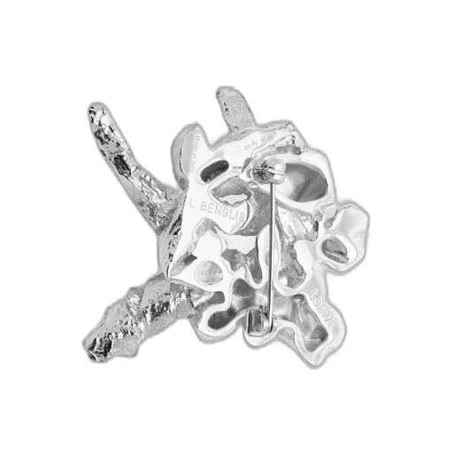 Tarantella brooch in sterling silver