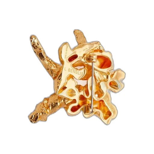 Tarantella brooch in sterling silver