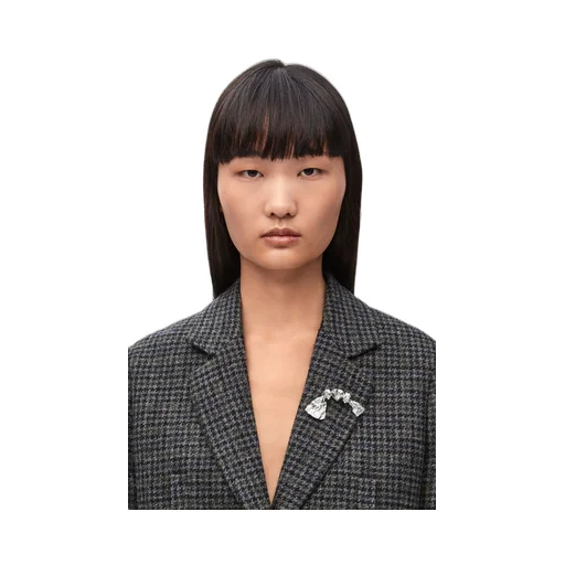 BoWED Tie brooch in sterling silver