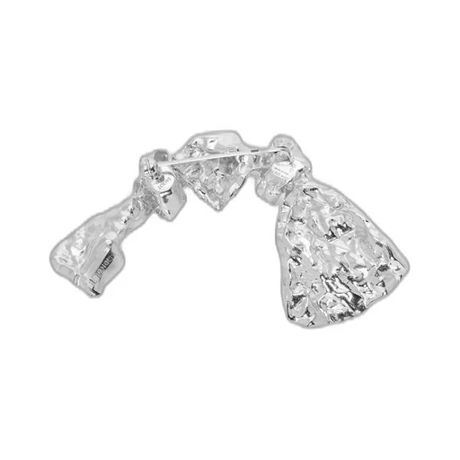 BoWED Tie brooch in sterling silver