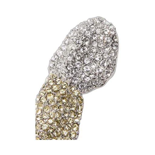 Glitter Fragment earrings in sterling silver and crystals