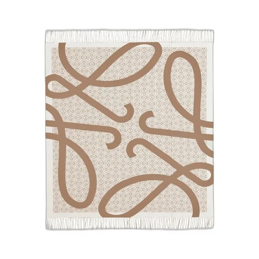 Anagram blanket in wool