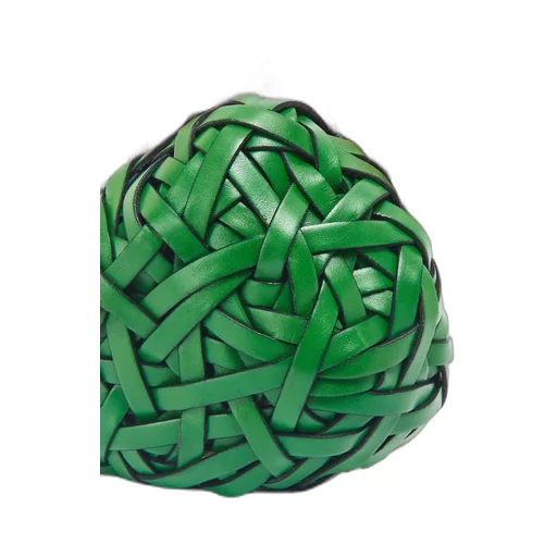 Cactus doorstop in stone and calfskin